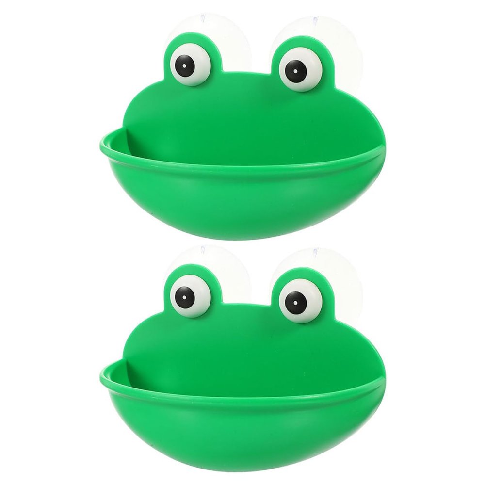 Reptile Resting Place for Lizards and Reptiles, 2-Piece, Green ABS
