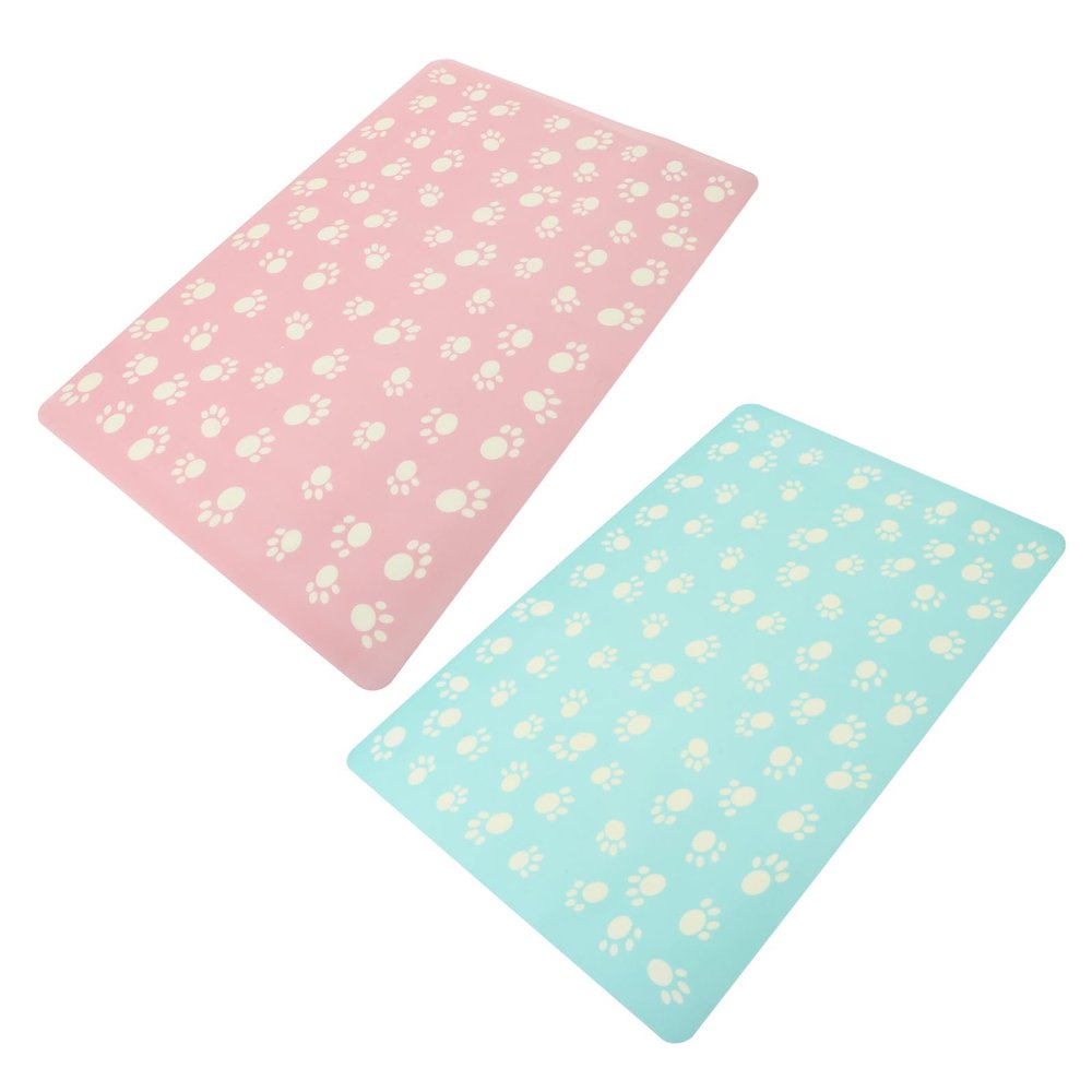 Pet Feeding Mats - Non-Slip Design, 2 Pack