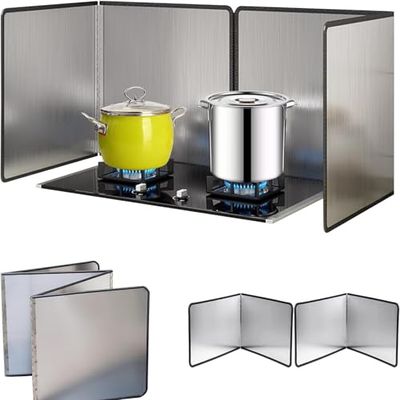 Stainless Steel Stove Cover and Oil Splash Guard for Scald Protection