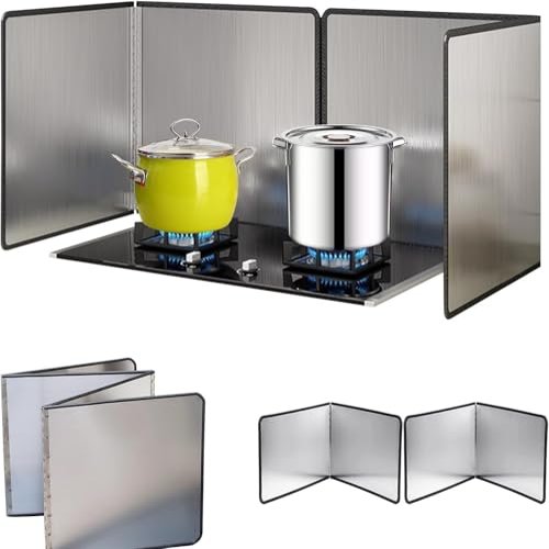 Stainless Steel Stove Cover and Oil Splash Guard for Scald Protection