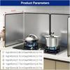 Stainless Steel Stove Cover and Oil Splash Guard for Scald Protection view 2