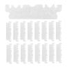 100 Stainless Steel Razor Blades, Single-Edge, Silver view 1