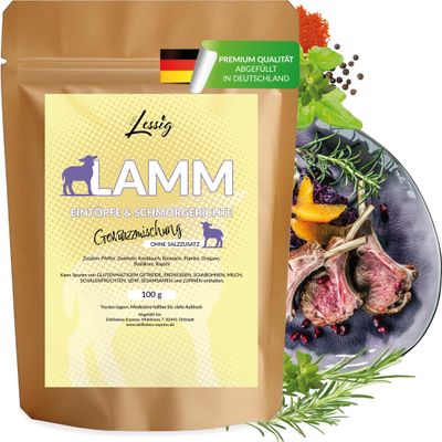 Lessig | Duck, Goose, Lamb & Game Seasoning Blend, 100 g (Lamb Seasoning)