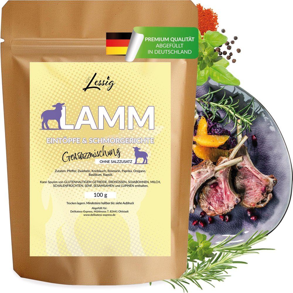Lessig | Duck, Goose, Lamb & Game Seasoning Blend, 100 g (Lamb Seasoning)