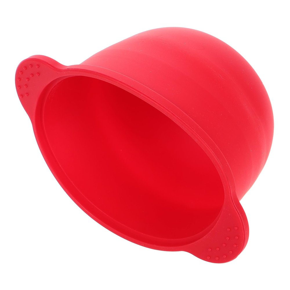 VINTORKY 300 mL Red Silicone Wax Bowl, Foldable Wax Warmer Insert