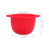 VINTORKY 300 mL Red Silicone Wax Bowl, Foldable Wax Warmer Insert view 2
