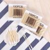 Beautiona Bamboo Cotton Swabs, 1,200 Count, Soft Cotton Tips view 4