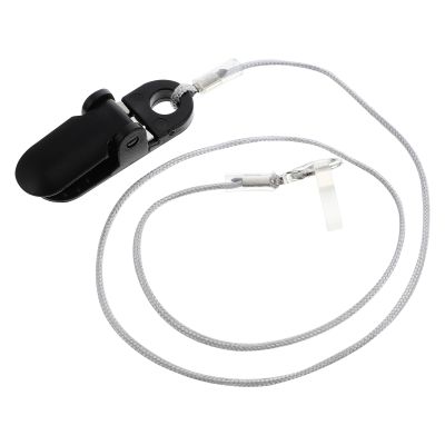 Hearing Aid Holder, 1 Pc., Silicone and Nylon with Clip