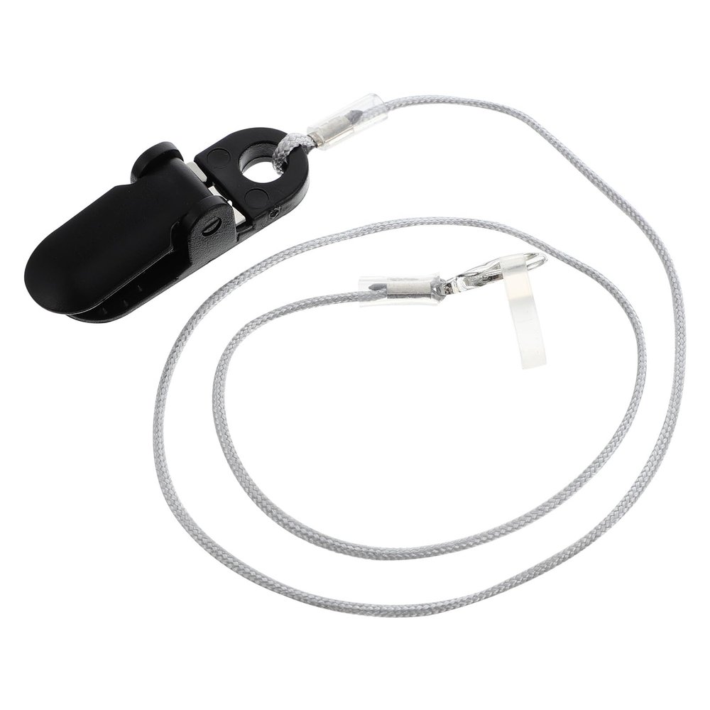 Hearing Aid Holder, 1 Pc., Silicone and Nylon with Clip