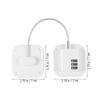 TOKIDNY 2-Pack Refrigerator Locks with Combination, No Drilling view 2