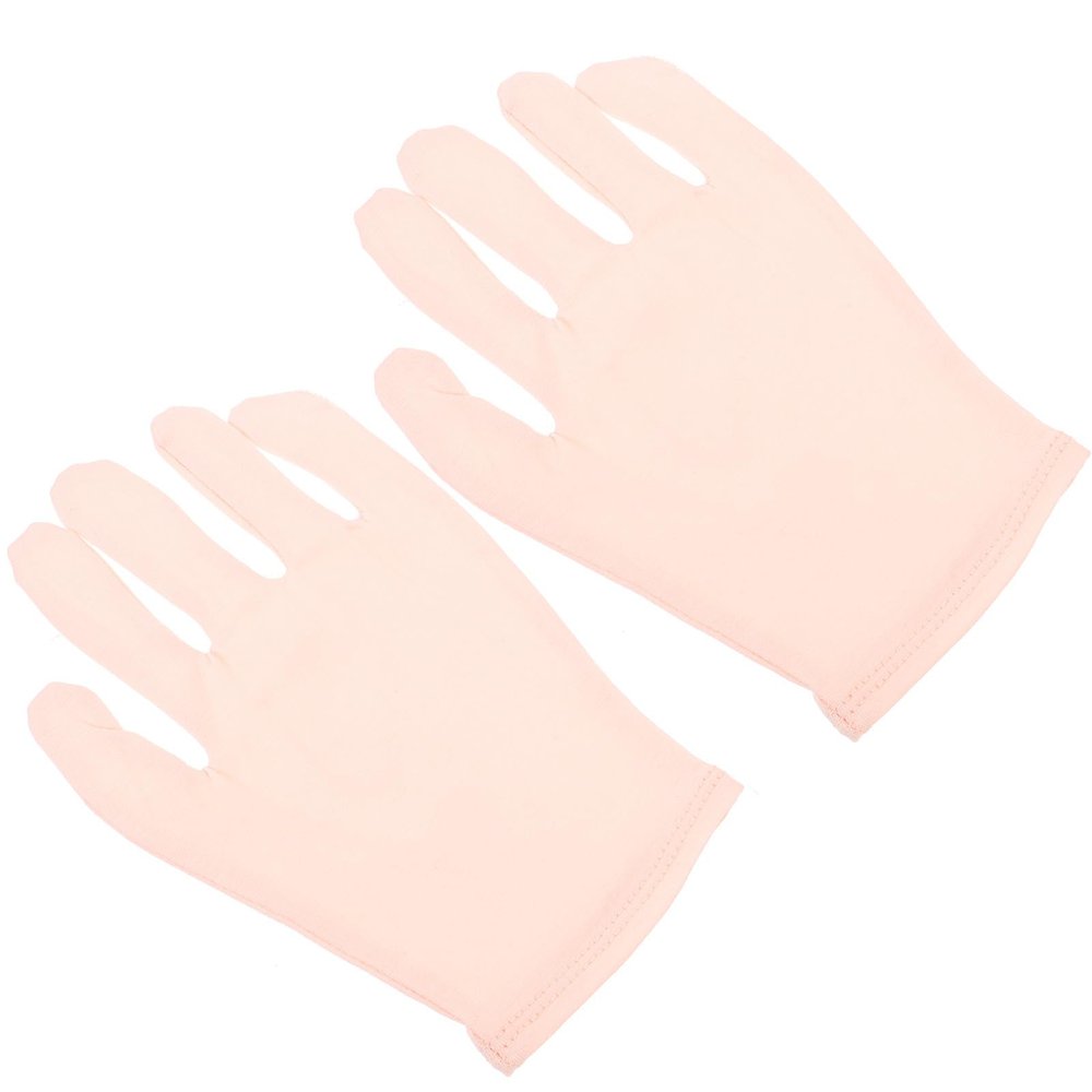 SOLUSTRE Spa Cotton Gloves for Dry Hands, 1 Pair