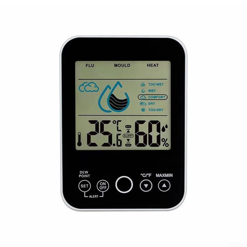 Digital Hygro-Thermometer with Humidity and Temperature Alarm