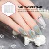 TEHAUX 5-Piece Metal Nail Art Stamping Plates with Floral Designs view 4