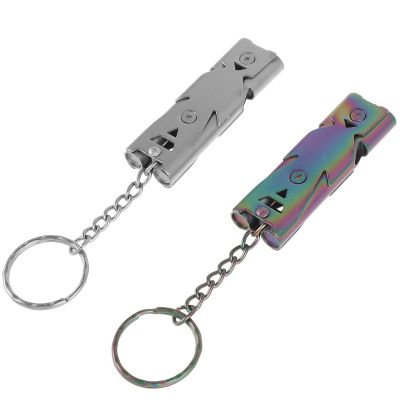 ibasenice 2-Piece Stainless Steel Pigeon and Dog Training Whistles