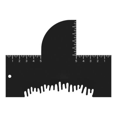 Haircut Shaping Cards with Measurement Indicators