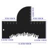 Haircut Shaping Cards with Measurement Indicators view 2