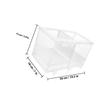 ELEOUTI Plastic Reptile Breeding Box with Nylon Divider for Aquarium Fish view 2
