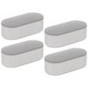 4 Plastic Toilet Seat Bumpers with Cushioning for Bidet Attachments view 1