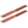 Eminchu Premium Stainless Steel Haircutting Combs, 2-Pack, Rose Gold view 1