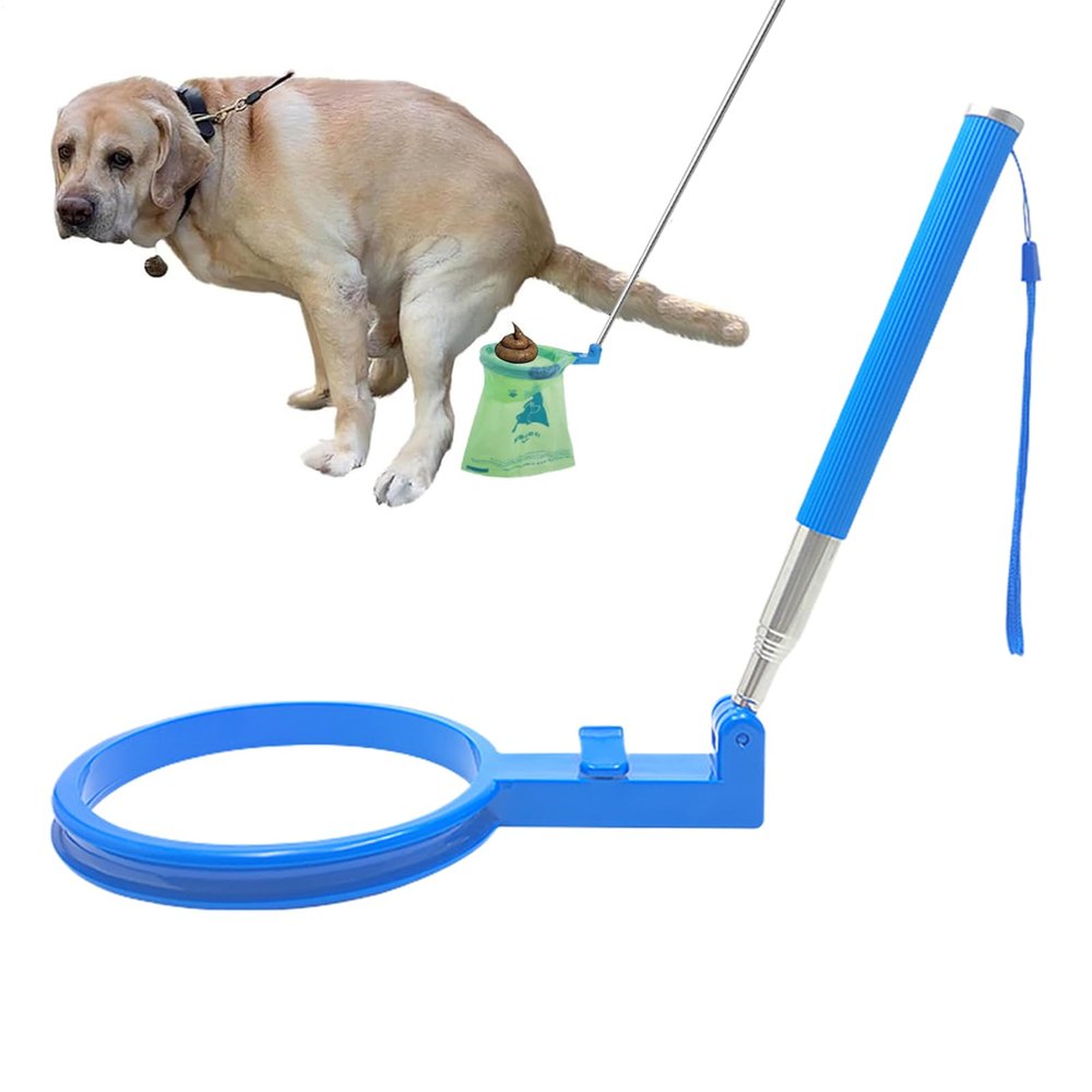 Pooper Scooper and Waste Bag Holder with Extendable Handle