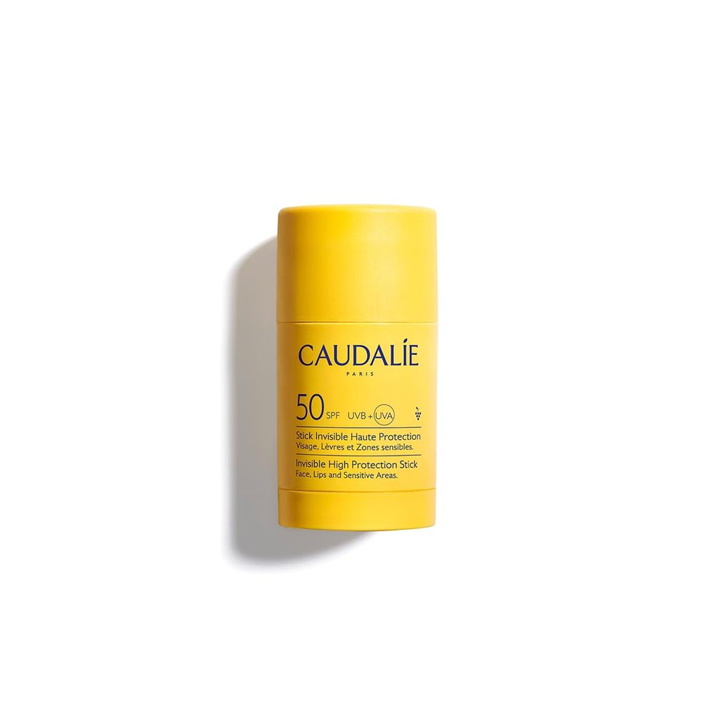Caudalie Invisible Sun Stick SPF 50, Face & Lips, 15 g