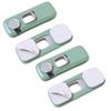 Cabinet Locks for Babies and Toddlers, 4-Pack, Green, ABS view 1