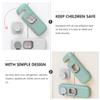 Cabinet Locks for Babies and Toddlers, 4-Pack, Green, ABS view 2