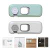 Cabinet Locks for Babies and Toddlers, 4-Pack, Green, ABS view 4