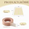 6 Rolls Nasal Tape and Thermoplastic Nose Clips, Micropore Tape, Flexible and Breathable, for Eyelash Extensions, Wound Care and Sports, 1.25 cm x 9.14 m, Skin-Tone view 2
