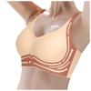 Generic Sheer Strapless Backless Women's Shoulder Strap with Convertible Straps, Unpadded, Orange, M view 1
