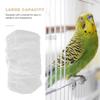 TOYANDONA 2-Pack White Bird Cage Covers, Breathable Mesh, Dustproof and Seed-Catching, for Parrots, Budgies and Macaws, 140–170 cm Circumference view 3