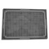 Julihai Cat Litter Mat, Double-Layer Waterproof Plastic Mat, 16.14 x 11.02 in, Dark Gray view 2