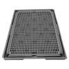 Julihai Cat Litter Mat, Double-Layer Waterproof Plastic Mat, 16.14 x 11.02 in, Dark Gray view 3