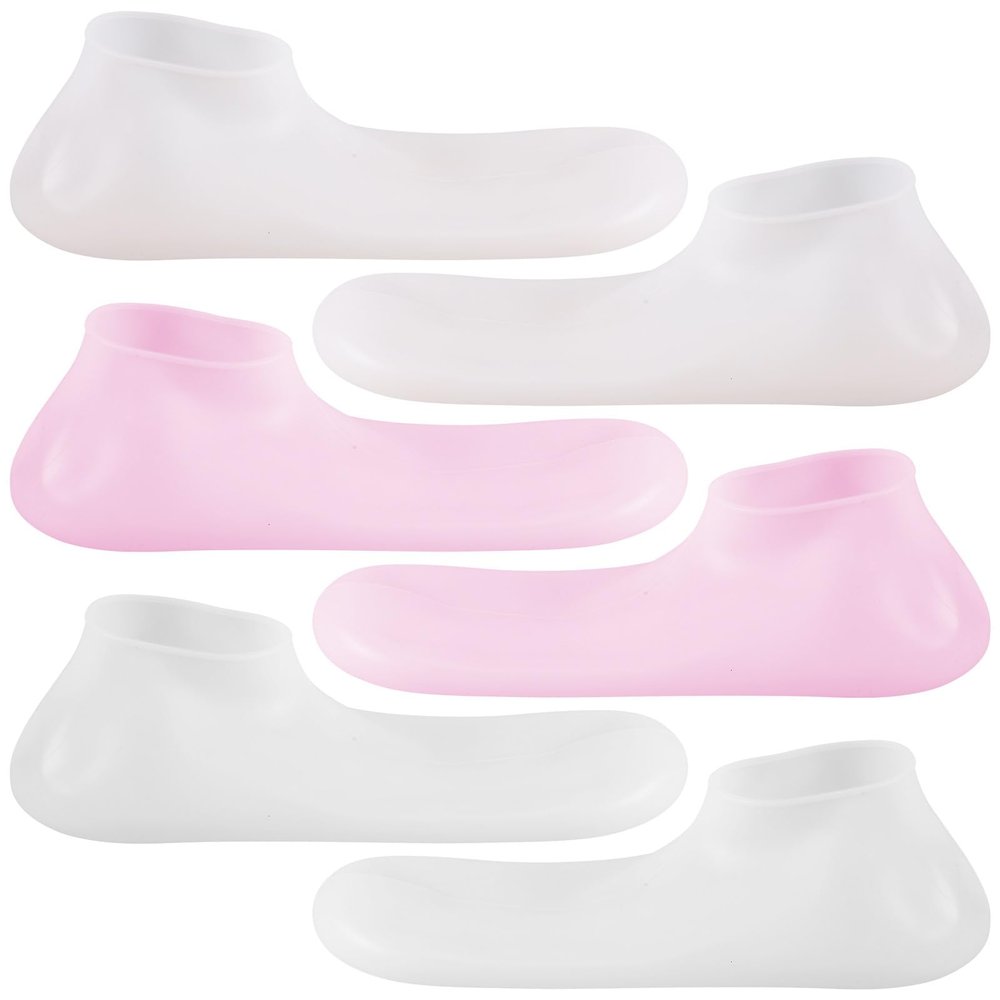 Outanaya Silicone Moisturizing Foot Socks, 3 Pairs