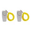 YIGZYCN 2-Piece Ergonomic Dog Clicker Whistle Training Set view 1