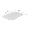 MAJORMENCH White Baby Wipe Container with Flip-Top Lid, Plastic, Universal Size, Reusable Protective Cover, 30 Pieces view 2