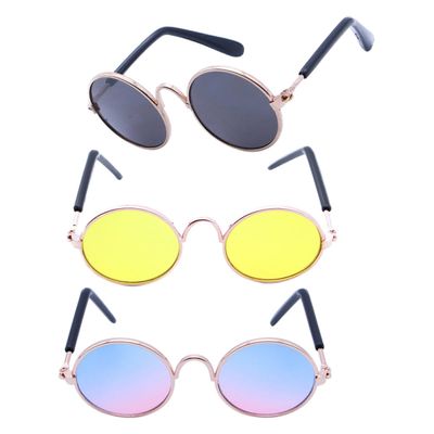 BESTOMZ 3-Pack Pet Sunglasses