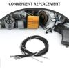 TEHAUX Wheelchair Brake Cables with Anti-Slip Function, Steel and Plastic, 4-Piece Set view 3