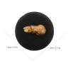 ibasenice Cement Cat Burial Urn, Cat-Shaped, 350 mL, Black view 2