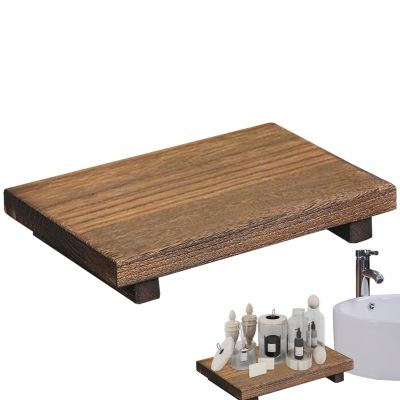 Wooden Shampoo Bar Holder, Small Bathroom Tray