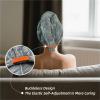 IKFGTJRE Hair Towel Hair Net with Solid-Color Textured Drying Cap for Women, Bathroom (Pink) view 3