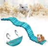 Riuulity Natural Wood Hanging Bridge for Small Pets, 6 x 50 cm view 3