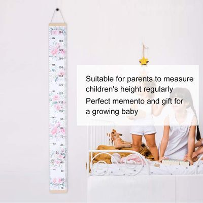 Cute Height Chart Wall Decal No. 4 for Growing Babies, Wood Material, 21 × 2 cm (5)