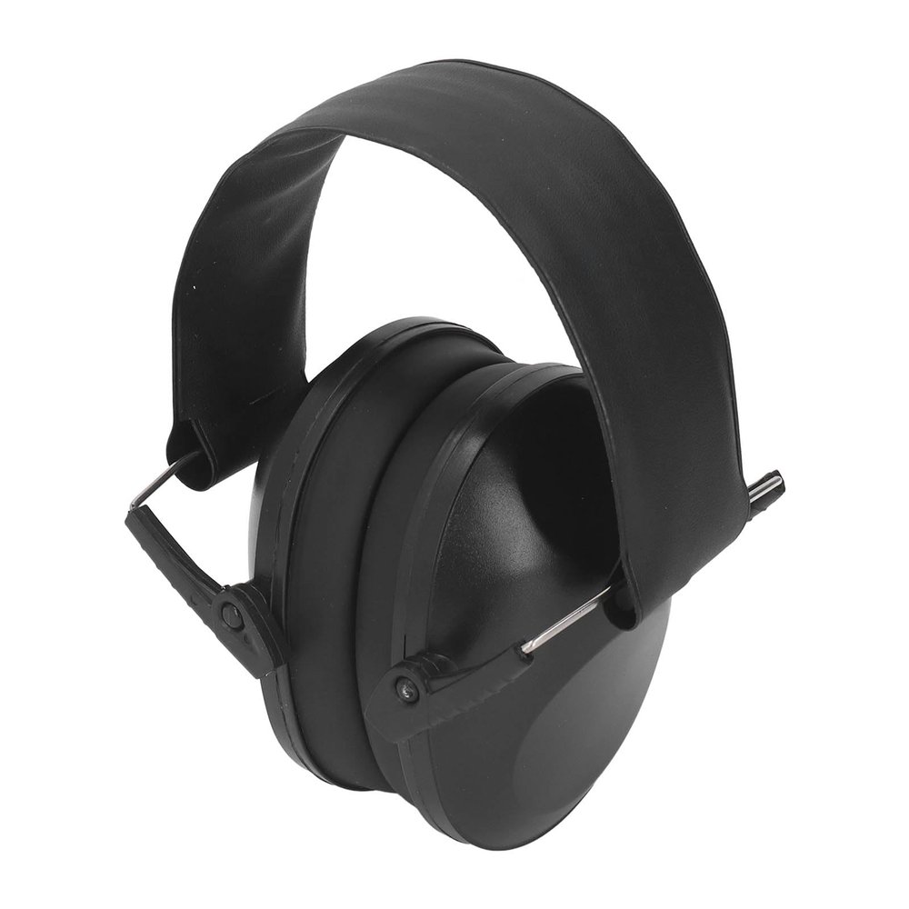 Saluaqui Noise-Reducing Earmuffs for Babies, Premium Earmuffs, Noise-Reducing Design for Sleep, Study and Quiet Moments, Comfortable Fit, Stylish Design (BLACK)
