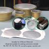 OVAQUIXI 76mm Reusable Aluminum Foil Coffee Pod Lids view 2