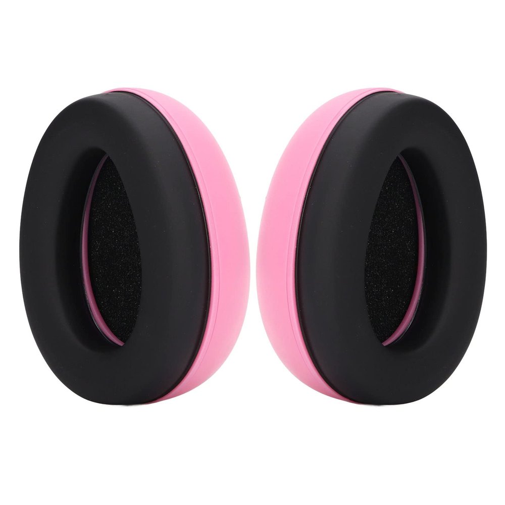 Hearing Protection Earmuffs for Toddlers, Elastic Headband, ABS, Pink