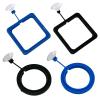 SWYZOR Aquarium Feeding Rings, 4-Pack, with Suction Cups view 1
