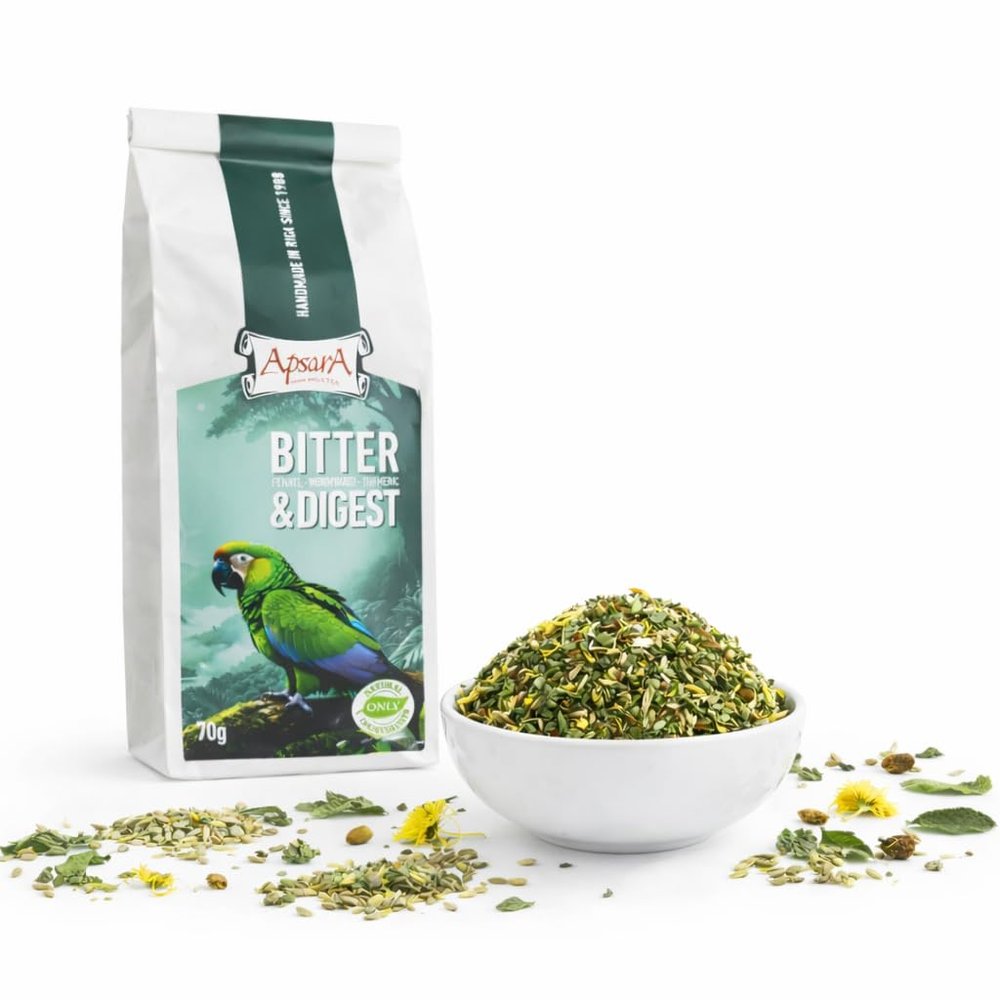 Bitter Herbal Tea, Loose Leaf, with Wormwood, Fennel & Turmeric – 70 g