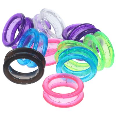 Baluue 12-Pack Non-Slip Silicone Finger Rings for Shears