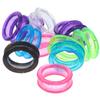 Baluue 12-Pack Non-Slip Silicone Finger Rings for Shears view 1